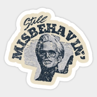 Misbehavin' Baby Billy Freeman - VINTAGE SKETCH DESIGN Sticker